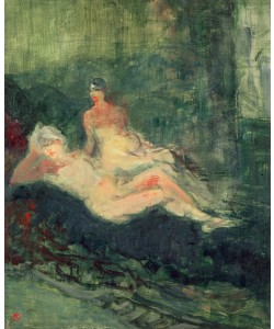 Henri de Toulouse-Lautrec, Messalina, (detail of the extras), 1900 (oil on canvas)