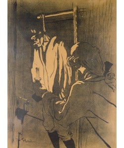 Henri de Toulouse-Lautrec, The Hanging, a poster illustrating an episode of the Calas Affair according to the novel by A. Siegel, 'Les Drames de Toulouse', 1892 (colour lithograph)