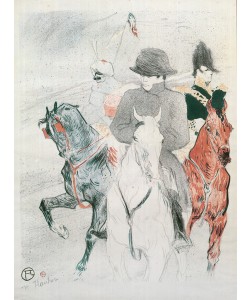 Henri de Toulouse-Lautrec, ""Poster to advertise Professor Sloane's biography, 'Life of Napoleon'  published by The Century Company, New York  Napoleon Bonaparte (1769-1821), 1895 (colour lithograph)""""