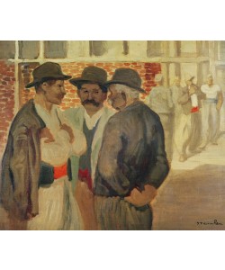 Théophile-Alexandre Steinlen, Construction Workers,