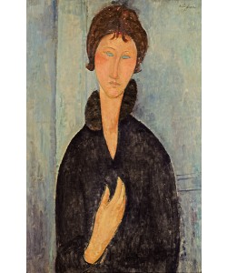 Amedeo Modigliani, Woman with Blue Eyes, c.1918 (oil on canvas)