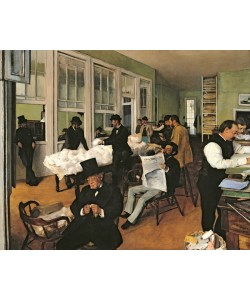Edgar Degas, The Cotton Exchange, New Orleans, 1873 (oil on canvas)