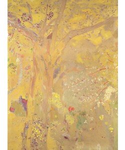 Odilon Redon, Yellow Tree (decorative panel for the Domecy residence), 1900-01 (oil, tempera & pastel on canvas)