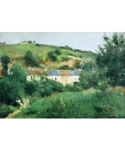 Camille Pissarro, The Path in the Village, 1875 (oil on canvas)