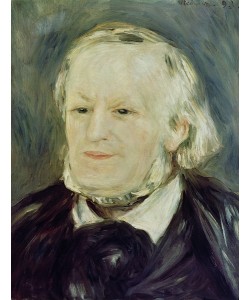 Pierre-Auguste Renoir, Portrait of Richard Wagner (1813-83), 1893 (oil on canvas) (see also 27900)