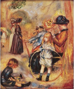 Pierre-Auguste Renoir, In the Luxembourg Gardens, 1883 (oil on canvas)