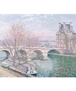 Camille Pissarro, The Pont-Royal and the Pavillon de Flore, 1903 (oil on canvas