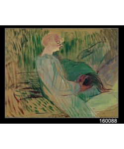Henri de Toulouse-Lautrec, The Divan, Rolande, 1894 (oil on cardboard)