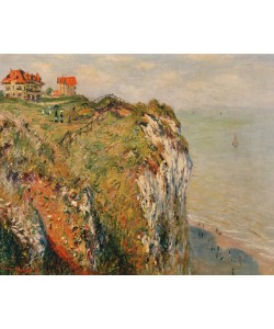 Claude Monet, Cliff at Dieppe, 1882 (oil on canvas)