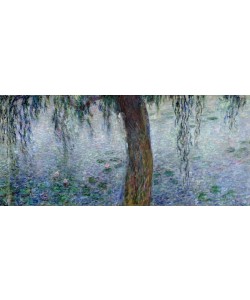 Claude Monet, Waterlilies: Morning with Weeping Willows, detail of the right section, 1915-26 (oil on canvas) (see also 162347-8)