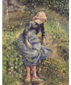 Camille Pissarro, Girl with a Stick, 1881 (oil on canvas)