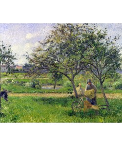 Camille Pissarro, The Wheelbarrow, Orchard, c.1881 (oil on canvas)