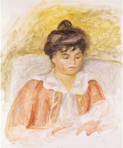 Pierre-Auguste Renoir, Portrait of Madame Albert Andre (oil on canvas)