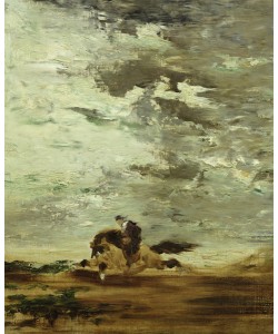Gustave Moreau, Horseman (oil on canvas)