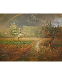 Jean-Francois Millet, Spring at Barbizon, 1868-73 (oil on canvas)