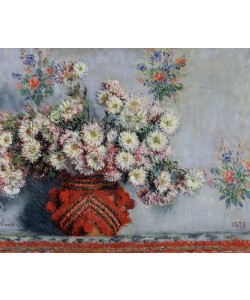 Claude Monet, Chrysanthemums, 1878 (oil on canvas)