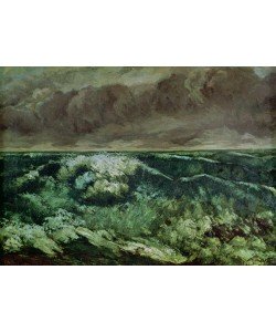 Gustave Courbet, The Wave, after 1870 (oil on canvas)