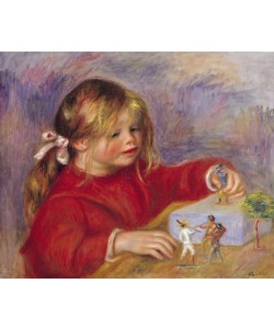Pierre-Auguste Renoir, Claude Renoir (b.1901) at Play, 1905 (oil on canvas) (also see 287547)