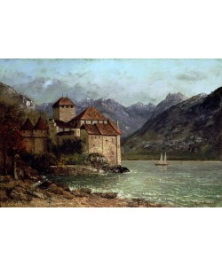 Gustave Courbet, The Chateau de Chillon, 1875 (oil on canvas)