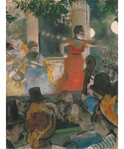 Edgar Degas, Cafe Concert at Les Ambassadeurs, 1876-77 (pastel on paper)