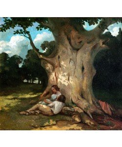 Gustave Courbet, The Large Oak (oil on canvas)