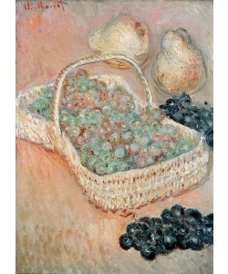 Claude Monet, The Basket of Grapes, 1884 (oil on canvas)