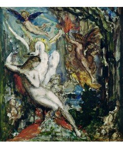 Gustave Moreau, Leda (w/c on paper)