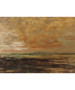 Gustave Moreau, Landscape (oil on panel)