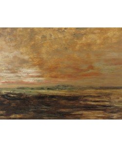 Gustave Moreau, Landscape (oil on panel)