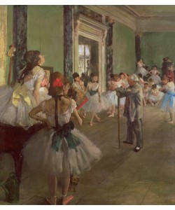 Edgar Degas, The Dancing Class, c.1873-76 (oil on canvas)