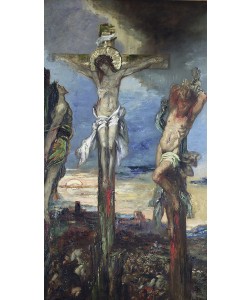 Gustave Moreau, Christ between the Two Thieves, c.1870 (oil on canvas)