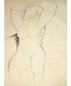 Amedeo Modigliani, Caryatid, c.1913-14 (pen & ink on paper)