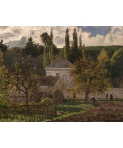 Camille Pissarro, House in the Hermitage, Pontoise, 1873 (oil on canvas)