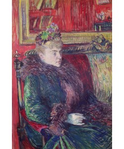 Henri de Toulouse-Lautrec, Madame de Gortzikoff, 1893 (oil on canvas)