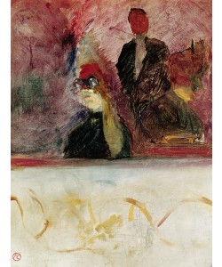 Henri de Toulouse-Lautrec, The Box at the Mascaron Dore, 1893 (oil on canvas)