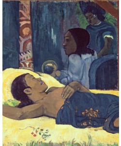Paul Gauguin, The Birth of Christ, 1896 (oil on canvas) (detail)