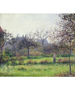 Camille Pissarro, Morning Sun, Autumn, Eragny, 1897 (oil on canvas)