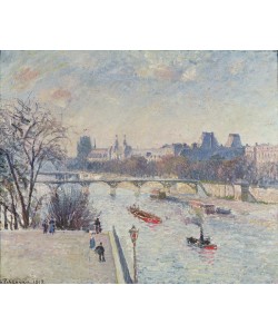 Camille Pissarro, The Louvre, 1902 (oil on canvas)