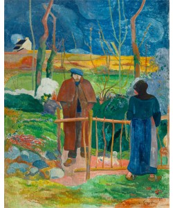 Paul Gauguin, Bonjour, Monsieur Gauguin, 1889 (oil on canvas)