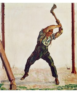 Ferdinand Hodler, The Woodman, 1910 (oil on canvas)