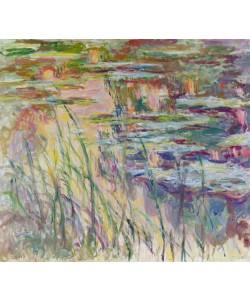 Claude Monet, Reflections on the Water, 1917 (oil on canvas)