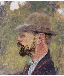 Edouard Vuillard, Portrait of Henri de Toulouse-Lautrec (1864-1901) c.1897-98 (oil on canvas)