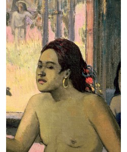 Paul Gauguin, Eiaha Ohipa or Tahitians in a Room, 1896 (oil on canvas) (detail of 47617)