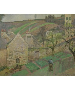 Camille Pissarro, Hillside of the Hermitage, Pontoise, 1873 (oil on canvas)