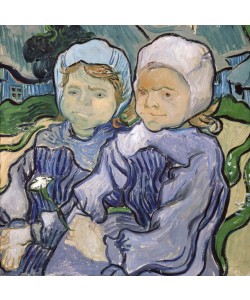 Vincent van Gogh, Two Little Girls, 1890 (oil on canvas)