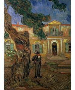 Vincent van Gogh, St. Paul's Hospital, St Remy, 1889 (oil on canvas)