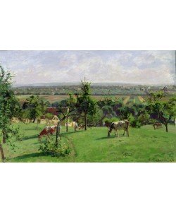 Camille Pissarro, Hillside of Vesinet, Yvelines, 1871 (oil on canvas)