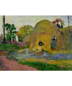 Paul Gauguin, Yellow Haystacks, or Golden Harvest, 1889 (oil on canvas)