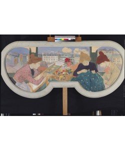 Théophile-Alexandre Steinlen, Three Women Working (oil on canvas)