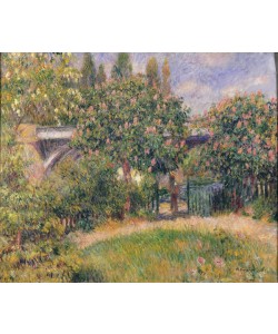 Pierre-Auguste Renoir, Railway Bridge at Chatou, 1881 (oil on canvas)